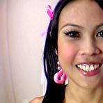 First pic of Very petite Thai schoolgirl teen sucks to get him hard then gets fucked in the ass