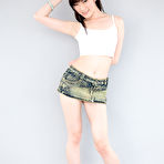 Fourth pic of Sara Yurikawa wears a skirt as she gets her feet and legs plowed aggressively