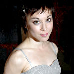 First pic of SexPreviews - Mei Mara petite in white stockings is bound in metal cage by lezdom