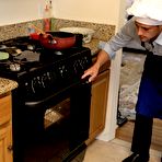 First pic of Talented chef fucks a gentle and skinny cutie in kitchen - Nubile Films - PornstarsNaked.com