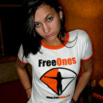 First pic of Georgia Jones stripping off her Freeones Outfit