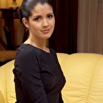 First pic of Cute girl strips her little black dress