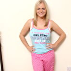 First pic of Busty blonde Charley Green shows off her big natural tits