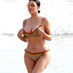 Fourth pic of Kim Kardashian in bikini on the beach in Tulum