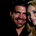 First pic of SexPreviews - Aiden Starr humiliates her bound slave with bdsm gangbang inviting fourty local girls