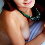 First pic of Sweet-smiling Sofi Shane spreads her legs and proudly flaunts her fuzzy, unshaved bush naked