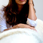 First pic of Nicole Winter on the Leather Couch