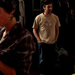 Fourth pic of Naked slave girl Ami Emerson gets fucked by Joey Nobody's big cock in public