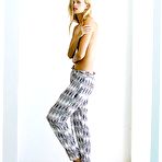 Third pic of Frida Aasen sexy & braless for Eberjey resort 2017