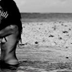 First pic of Alessandra Ambrosio topless in a water