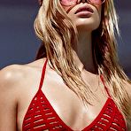 First pic of Frida Aasen in bikini poolside photoset