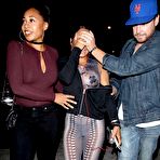 Third pic of Christina Milian boobs with pasties under see through outfit at Catch in West Hollywood