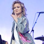 Third pic of Zara Larsson sexy perfoms on the stage