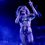 First pic of Tove Lo flashing her nude boobs on a stage