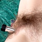 Fourth pic of Ophelia Jones masturbates in a bedroom | The Hairy Lady Blog