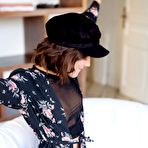 First pic of Ana Maria strips black transparent top to give us a better view
