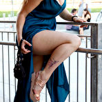 Fourth pic of Busty Sera Rossini in a Sexy Dress