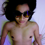 Fourth pic of :: Asian Sex Diary :: Big nip Asian MILF gets wet pussy rammed and face sprayed