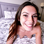 Fourth pic of Gianna Gem moans as his dick slides in and out of her pussy