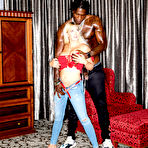 Second pic of Paisley Porter hooks up with tall dark stranger for wild interracial sex