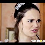 Second pic of Handsome host passionately fucks his beautiful housemaid