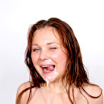 Fourth pic of Sarah Dele gets double stuffed by two massive cocks