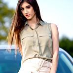 First pic of Lina Luxa gets her car fixed and her sex cravings too