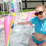 First pic of Amber Addis slipping and sliding onto his huge boner