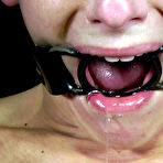 First pic of SexPreviews - Elise Graves in full body rope bondage is spread and fucked in her mouth