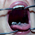 Third pic of SexPreviews - Hailey Young brunette is bound and toyed in dungeon with shaved pussy exposed