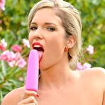 Second pic of Eva Parcker Fucks A Purple Toy