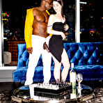 Second pic of Evelyn Claire seizes the unexpected opportunity to ride a black cock