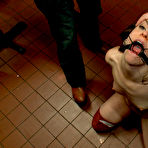 Second pic of The mouth and pussy of this pretty girl Juliette are gagged with the guy&rsquo;s dick