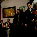 Third pic of The mouth and pussy of this pretty girl Juliette are gagged with the guy&rsquo;s dick