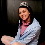 First pic of Beautiful teen girl acted the part of the sorceress in amateur theatricals, after the play she had drank some spirit and stripped to the skin free pictures
