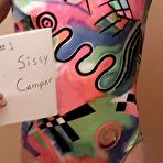 Third pic of Kinky Latex Sissy Camper