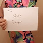 Fourth pic of Kinky Latex Sissy Camper