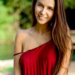 First pic of Alisa Amore Takes off her Red Dress