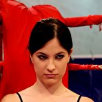 First pic of Pretty lesbian fighters Lioness and Lexy Little strip and tongue fuck each others cunts
