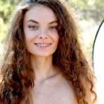 First pic of Veronika Glam Nude Babe with Curly Hair
