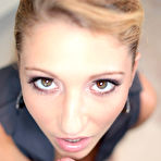 Fourth pic of The big rock hard member is fully filling the hot mouth of bosomy Jessi Stone