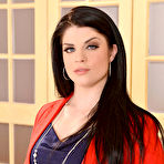 First pic of Busty skank Lucia Love has tons of oral and hardcore sex with two dudes