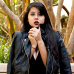 Fourth pic of Amber Santos in a Black Dress