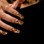 Third pic of Busty chocolate skinned chick Lavish Styles gets slam fucked by love machine