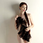 Fourth pic of Penni Black Feather Nude Muse - Curvy Erotic