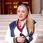 Second pic of MILF Amber Deen fucked on the stairs