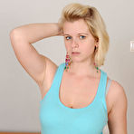 Fourth pic of Sofia in Busty Blonde Bustin' Out!