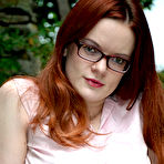 First pic of SexPreviews - Hazel Hypnotic naked redhead is dungeon bound in metal made to orgasm