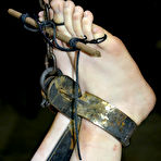 Second pic of SexPreviews - Hazel Hypnotic redhead with pale skin is bound and toyed in kinky dungeon