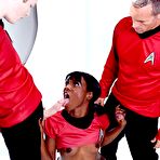 Fourth pic of Ana Foxxx is a hot black darling who needs to have group sex all day long.